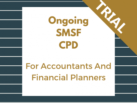 Ongoing SMSF CPD portalTRIAL