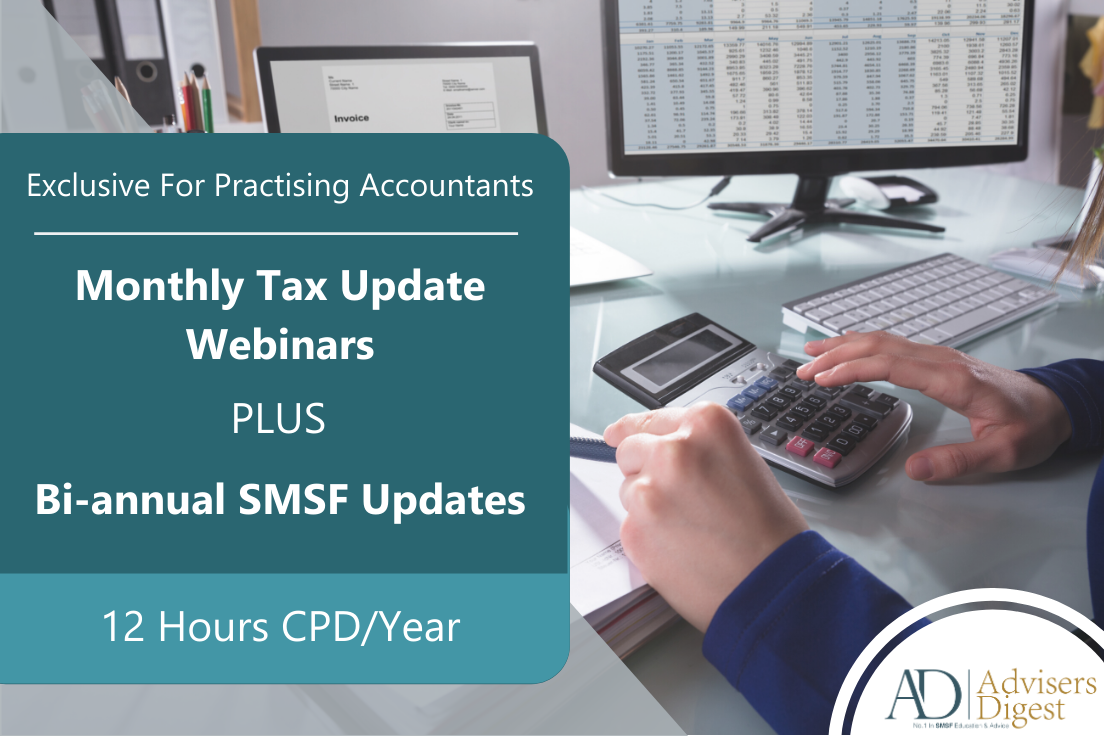 Tax Updates Webinars Promo Image